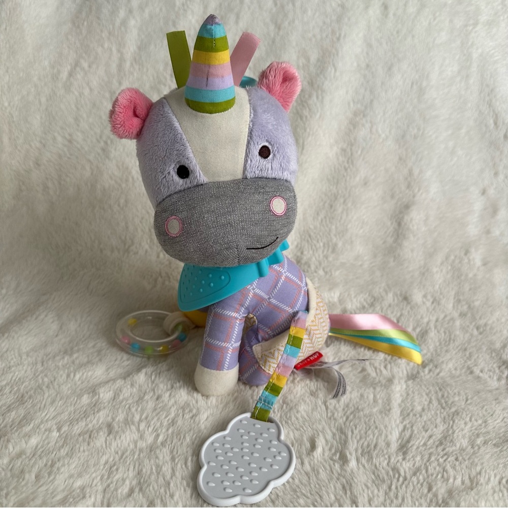 Skip Hop Multicolor Unicorn Stuffed Animal
